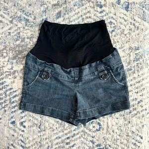 Maternity Jean Shorts
